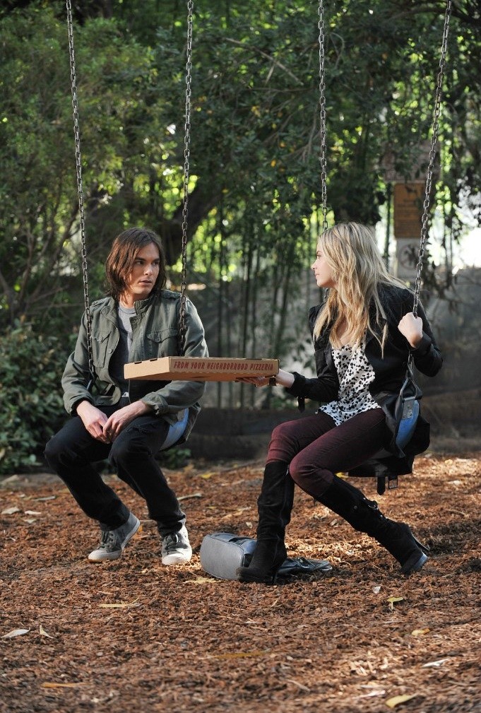 Hanna et Caleb dans un parc